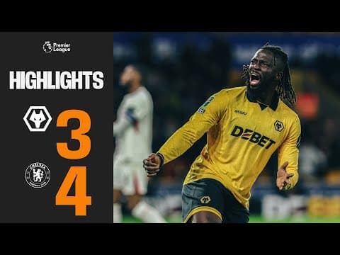 Seven goals and a red card | Wolves 3-4 Chelsea | Carabao Cup Highlights