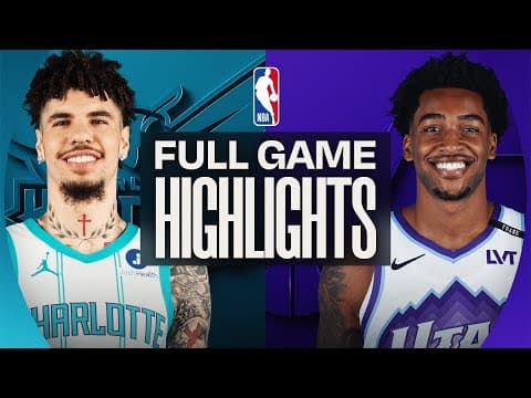 HORNETS at JAZZ | FULL GAME HIGHLIGHTS | January 10, 2026