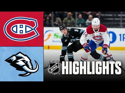 Canadiens vs. Mammoth | NHL Highlights | November 26, 2025