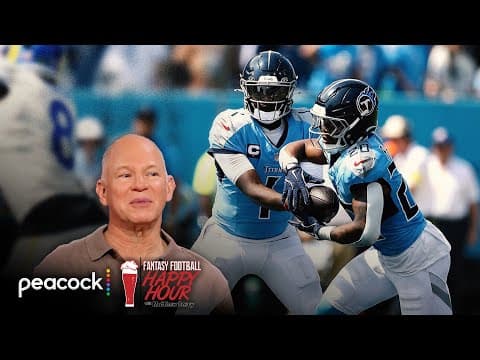 Tony Pollard has fantasy value given workload with Titans | Fantasy Football Happy Hour | NFL on NBC