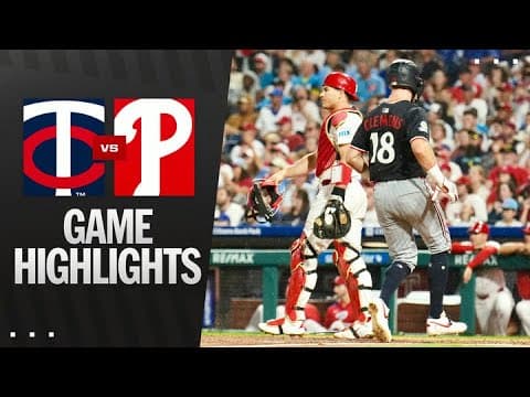 Twins vs. Phillies Game Highlights (9/27/25) | MLB Highlights