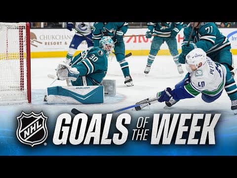 Bedard Magic, Petterssonās GOY Bid & Will Smith Dangles | NHL Week 8 Best Goals