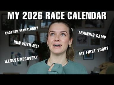 2026 Race Calendar! | BIG plans