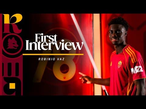 ✍️ BENVENUTO ROBINIO! | La prima intervista di Vaz in giallorosso 🎙️