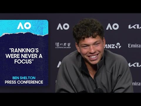 Ben Shelton Press Conference | Australian Open 2026 Second Round