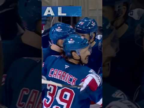 The feed. The finish. No notes 😮💨 #vladislavgavrikov #taylorraddysh #nyrangers #nhl #hockey #goal