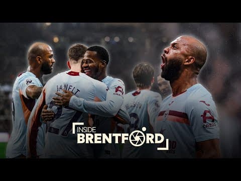 Pitchside at St James' as Thiago keeps his cool 🥶 | Inside Brentford | Newcastle United (A)