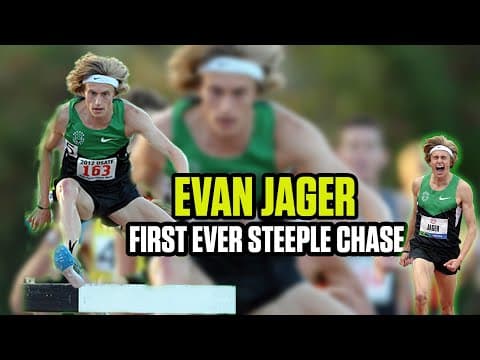 Evan Jager BOMBS Steeple chase debut | FULL RACE