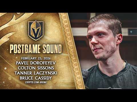 🎥 POSTGAME SOUND: Dorofeyev, Sissons, Laczynski & Cassidy