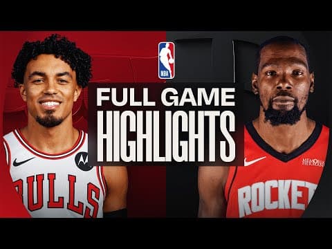 BULLS at ROCKETS | FULL GAME HIGHLIGHTS | January 13, 2026