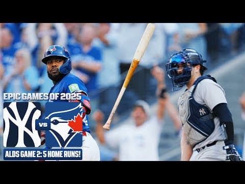 FULL GAME: Blue Jays hit 5 homers in statement ALDS Game 2 win vs. Yankees