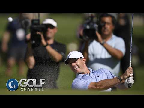 Showtime! McIlroy holes bunker shot Sunday in L.A. | Golf Channel