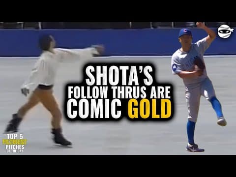 Shōta Imanaga's Follow Thrus are Glorious (and Hilarious)!