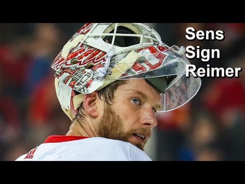 Senators Sign Reimer, Ovechkin's 21st 20 Goal Season, Pens Extend Lizotte, 3 Stars of the Week