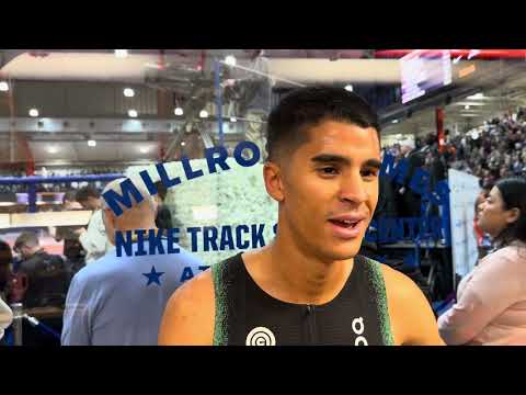 Mohamed Attaoui enjoyed his trip to the 2026 Millrose Games