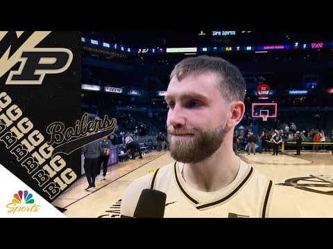 Braden Smith feels Matt Painter’s trust in Purdue's big games | College Basketball on NBC Sports