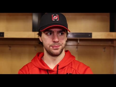 Hischier, Pesce, Keefe talk with the media after a 4-1 loss in Pittsburgh