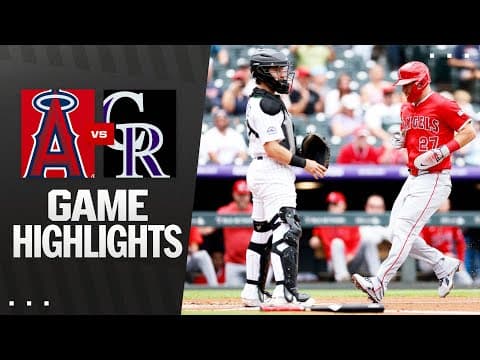 Angels vs. Rockies Game Highlights (9/21/25) | MLB Highlights
