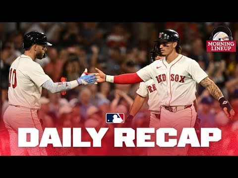 Red Sox win streak, Nathan Eovaldi throws 8 scoreless, and MORE! | Morning Lineup (MLB Daily Recap)