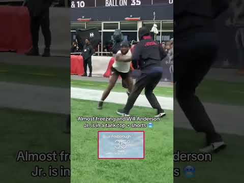 Will Anderson Jr. is LOCKED IN 🥶