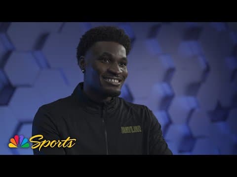 Baylor's Tounde Yessoufou looks up to Anthony Edwards, Kobe Bryant | NBC Sports (FULL INTERVIEW)
