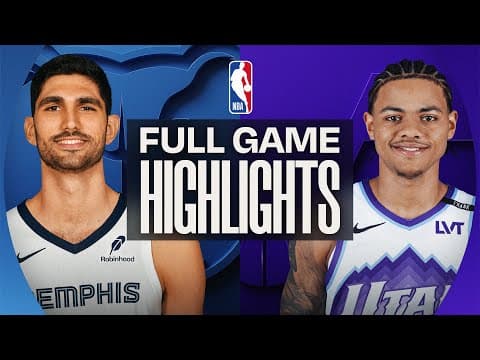 GRIZZLIES at JAZZ | FULL GAME HIGHLIGHTS | December 23, 2025