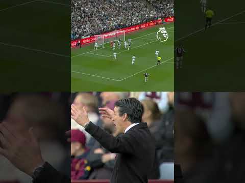 Unai Emery celebrates Aston Villa's goals! ๐