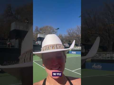 A message from your champion in Austin π€π€ #WTA #ATXOpen #PeytonStearns #tennis #champion