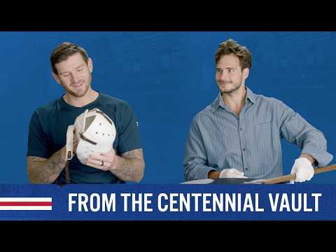Igor Shesterkin & Jonathan Quick React to Old Hockey Equipment: From the Centennial Vault | Part 2