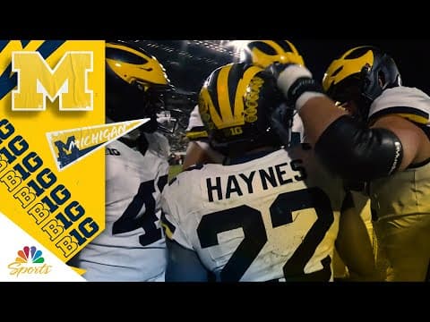 Michigan's Justice Haynes scores second touchdown against Michigan State | Big Ten on NBC