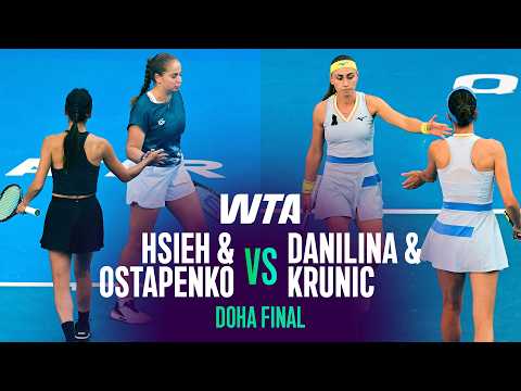 Su-Wei Hsieh Jelena Ostapenko vs. Aleksandra Krunic Anna Danilina-Match Highlights