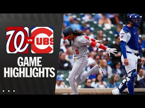 Nationals vs. Cubs Game Highlights (9/6/25) | MLB Highlights