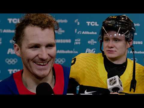 Matthew Tkachuk & Tim Stützle on USA vs. Germany