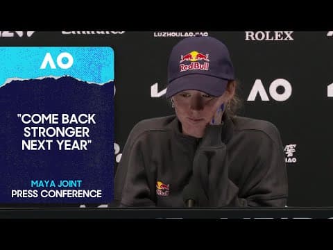 Maya Joint Press Conference | Australian Open 2026 First Round