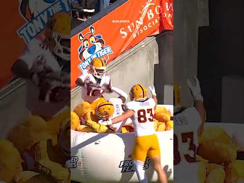 bro went straight for the frosted flakes 😭 #collegefootball #arizonastate