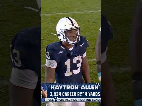 KAYTRON ALLEN IS PENN STATE'S ALL-TIME LEADING RUSHER βοΈ