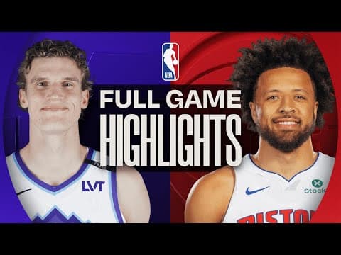 JAZZ at PISTONS | FULL GAME HIGHLIGHTS | November 5, 2025