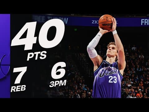 Lauri Markkanen Drops 40 Points vs Hawks! | November 13, 2025