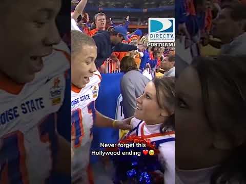 Throwback to 2006 when Ian Johnson scored the game-winning 2pt conv. then proposed to his girlfriend