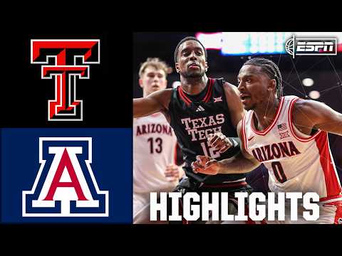 Texas Tech Red Raiders vs. Arizona Wildcats | Full Game Highlights | ESPN College Basketball