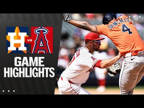 Astros vs. Angels Game Highlights (9/28/25) | MLB Highlights