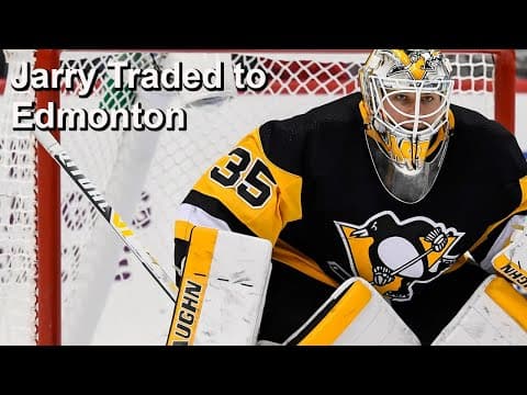 Oilers Trade Skinner, Kulak and a Pick to Pens For Jarry and Poulin. Oilers Add Stastney as Well