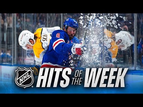 Heavy Impact: NHL Week 5 Hardest Checks & Big Collisions