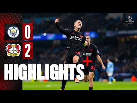 2-0 win at Manchester City: Leverkusen wins thanks to Flekken saves | All highlights