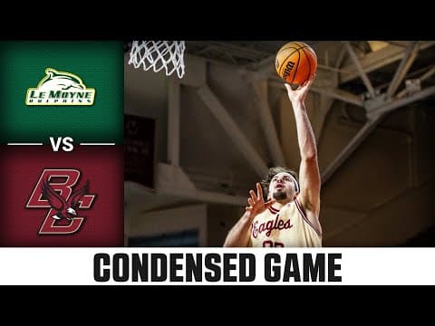 Le Moyne vs. Boston College Condensed Game | 2025-26 ACC Men’s Basketball