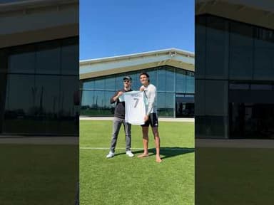 From the track, to the pitch. Best of luck this weekend, Daniel Suárez! ⚽️🏁