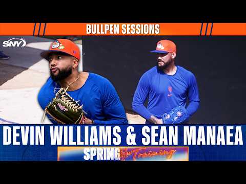 Devin Williams and Sean Manaea throw bullpen sessions in PSL | Mets Spring Training