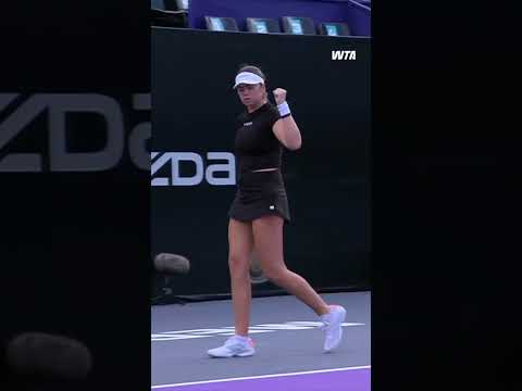 Lovely lob 🤩 #WTA #MeridaOpen #MarinaStakusic #tennis