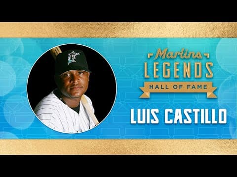 Marlins Legends Hall of Fame | Luis Castillo