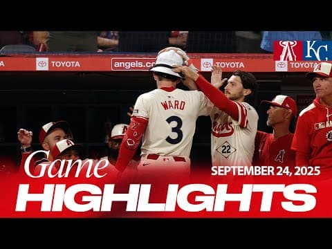 Royals vs. Angels Game Highlights (9/24/25) | MLB Highlights